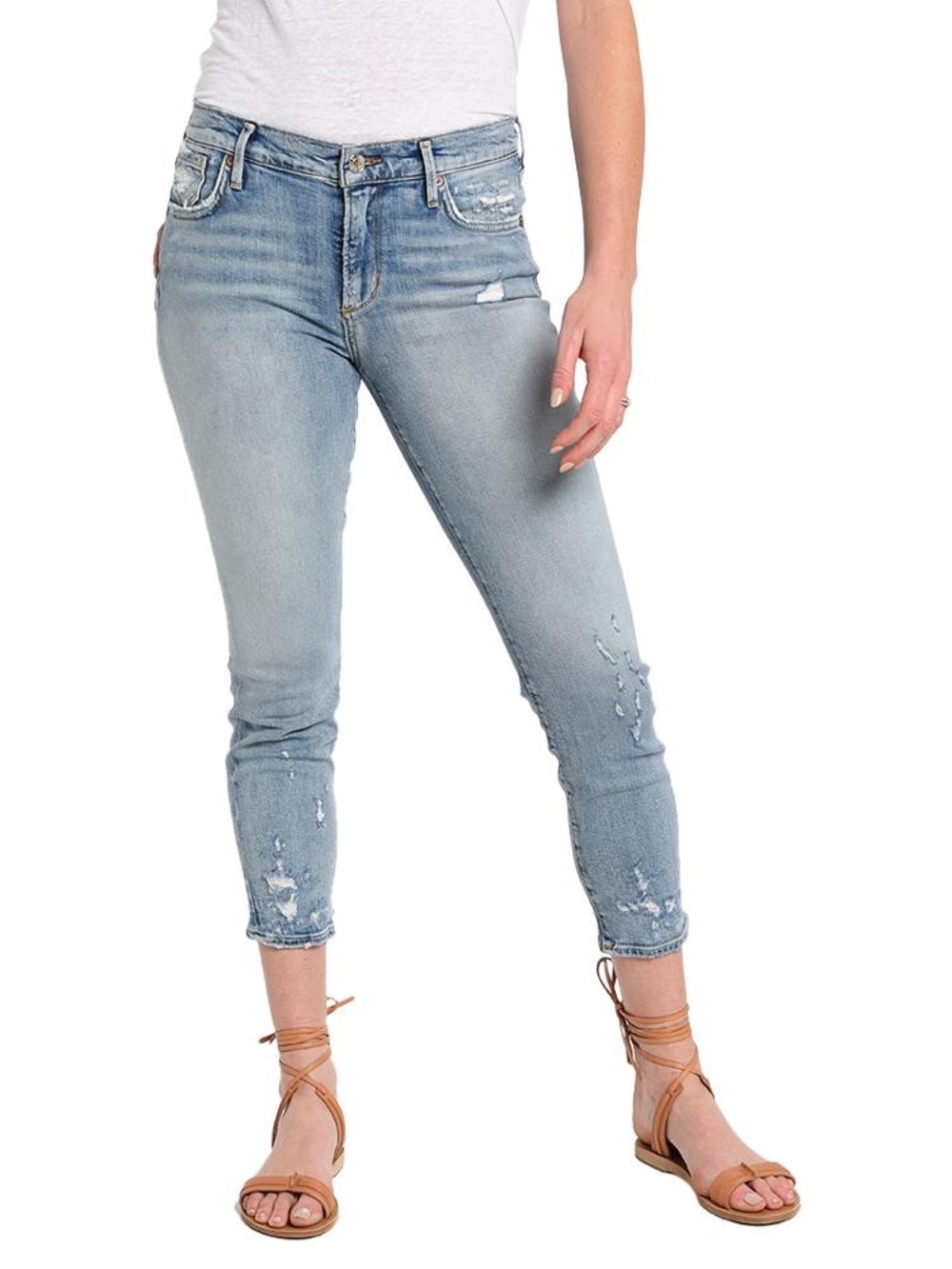 NWOT- AGOLDE Sophie Crop Vertigo, size 26